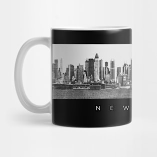 New York City skyline Vintage Retro print Mug